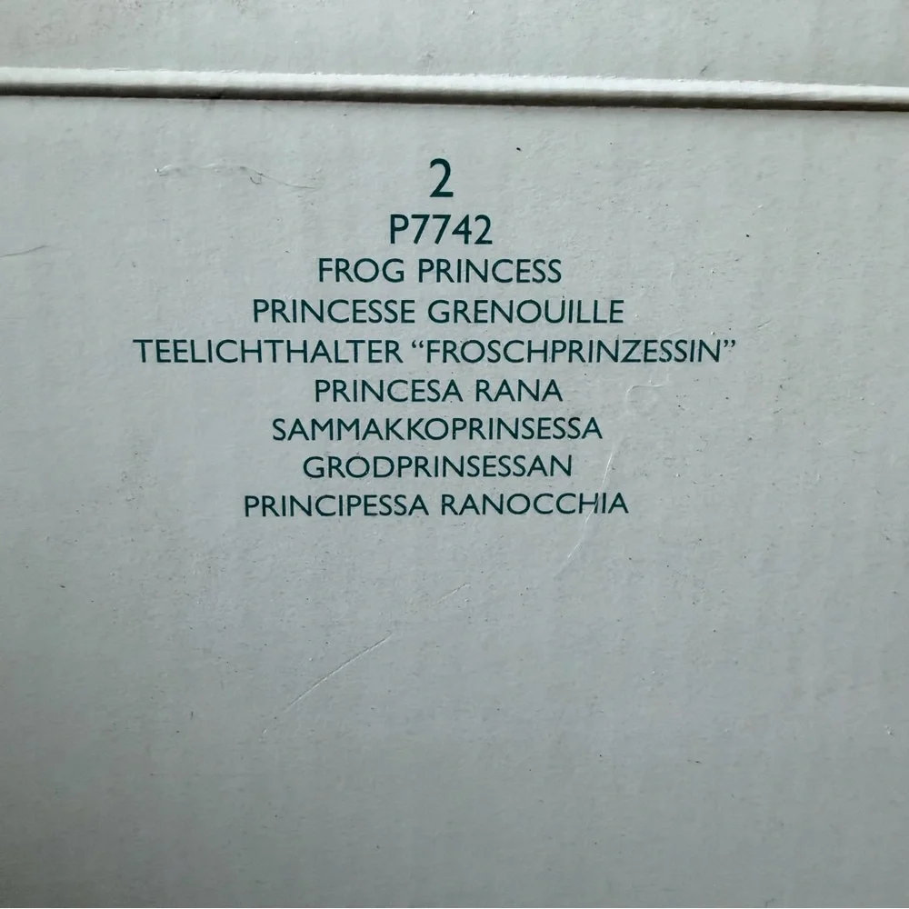 PartyLite Frog Princess Terracotta Candle Holder Retired P7742 - Picture 5 of 8
